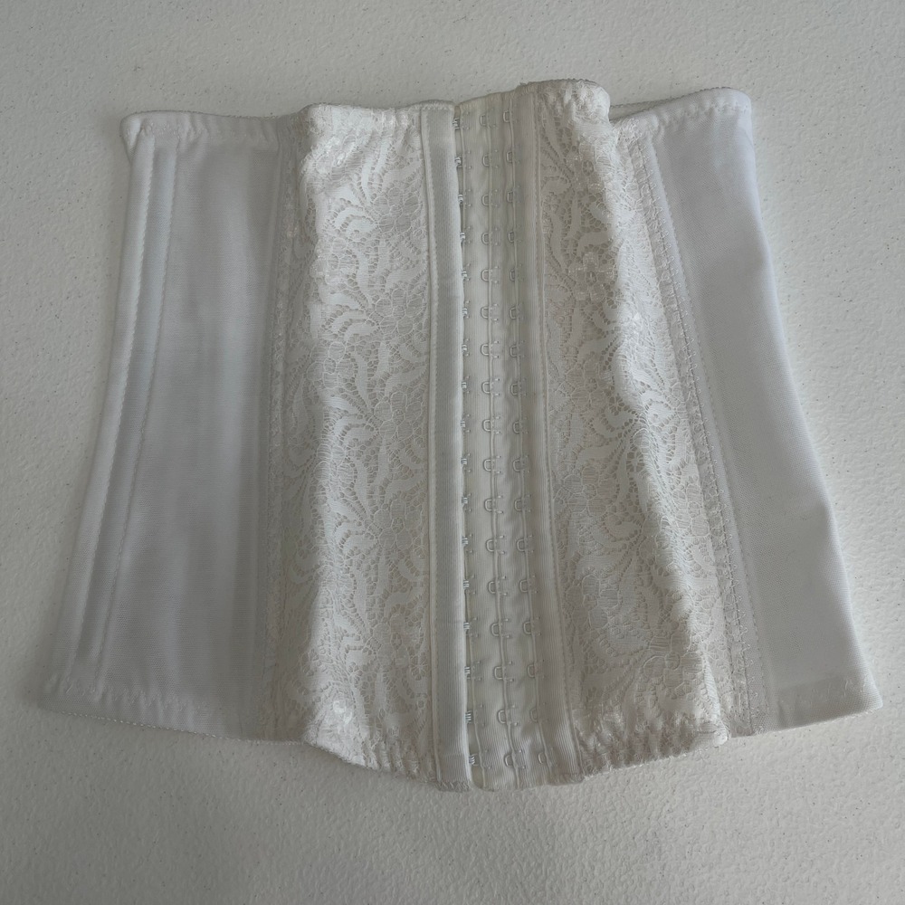 Ardyss Strapless Cinturilla‎ Corset Corselette White Size 34 Body Shaper